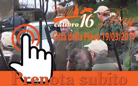 CALIBRO 16 DAY 2017 - ATTIVO IL SISTEMA DI PRENOTAZIONE